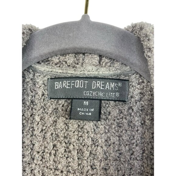 Barefoot Dreams CozyChic Lite Island Wrap Cardigan Gray Size Medium - Picture 3 of 6